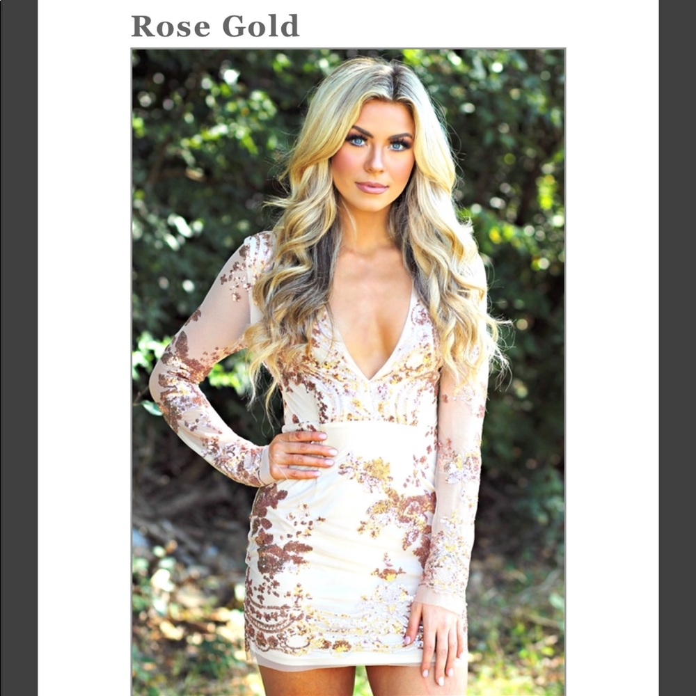 Poppin’ Bottles Gold Dress Southern Fried Chicks